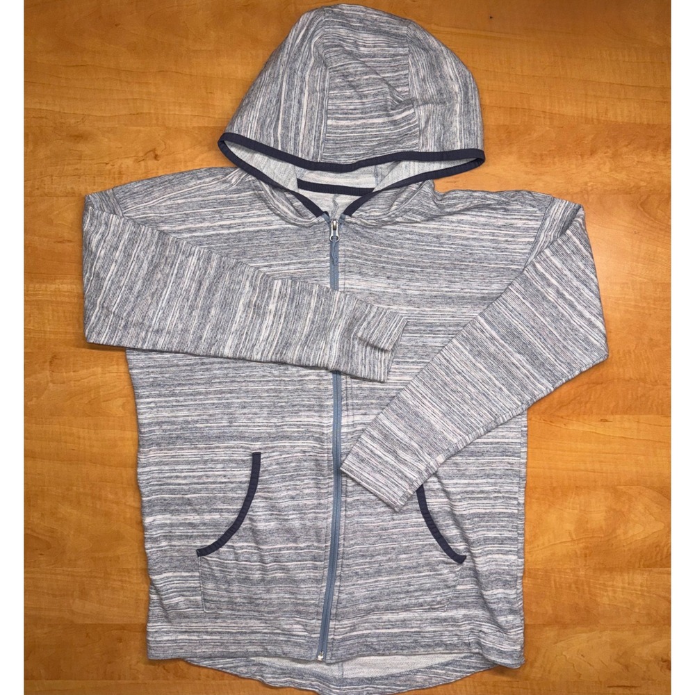 Columbia Sportswear Mens Blue Space Dye Full Zip Hoodie Sweatshirt Size M